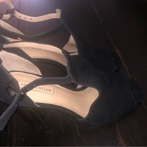 Antonio Melani Black Heeled Shoes Size 8.5